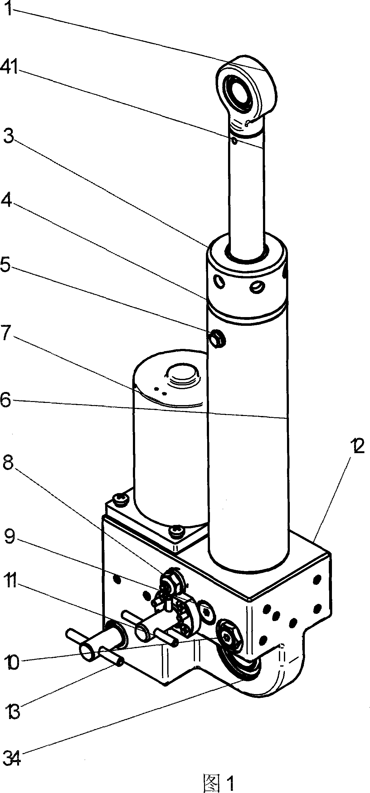 Entirety type electric and manual hydraulic lifter for overturning driving cab