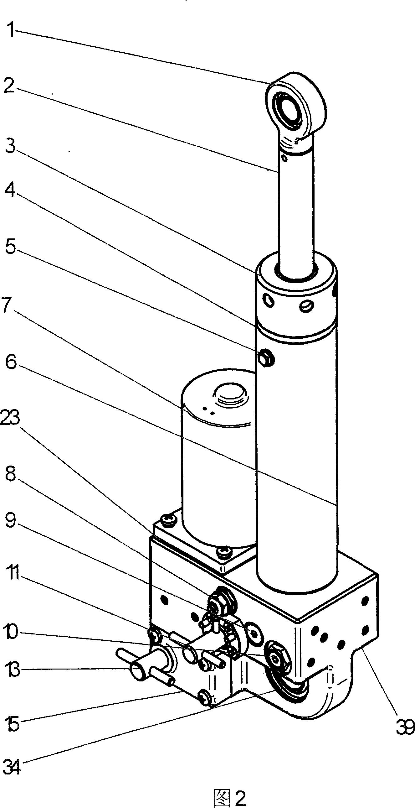 Entirety type electric and manual hydraulic lifter for overturning driving cab