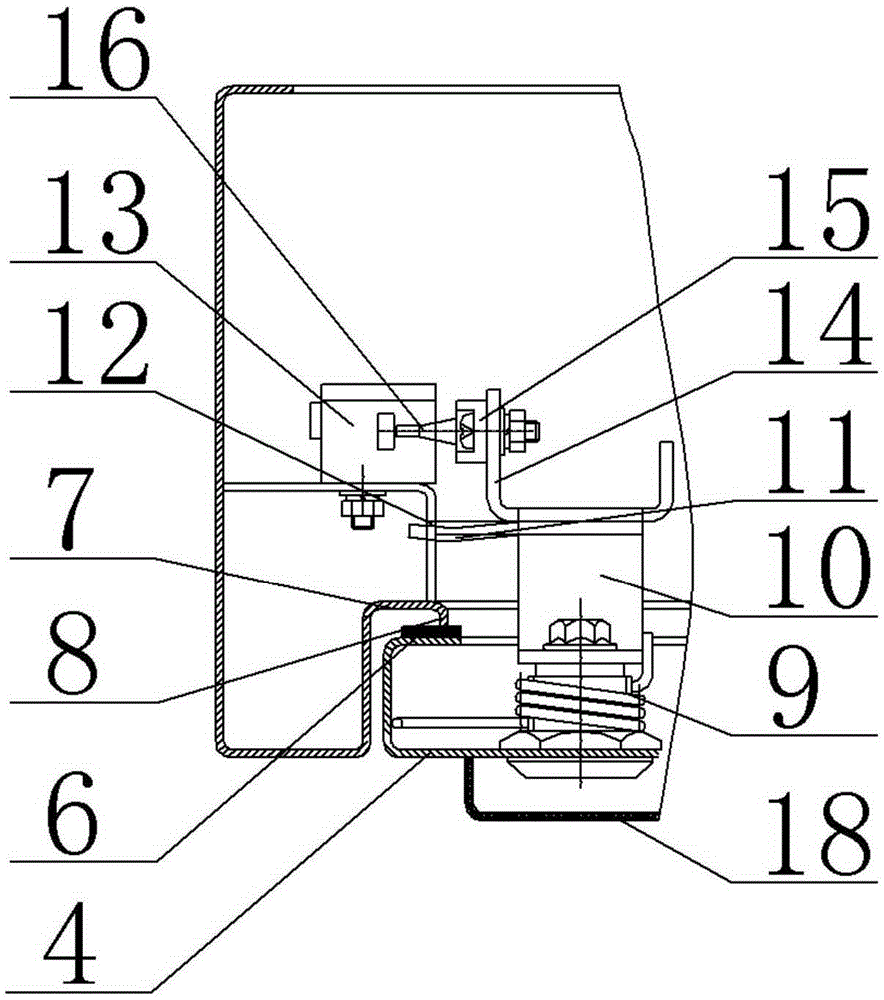 A waterproof elevator shaft safety door