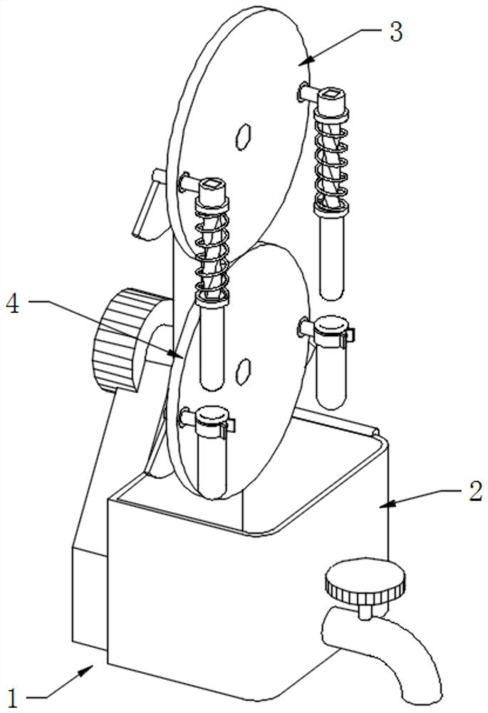 A kind of cleaning equipment for biological experiment test tube