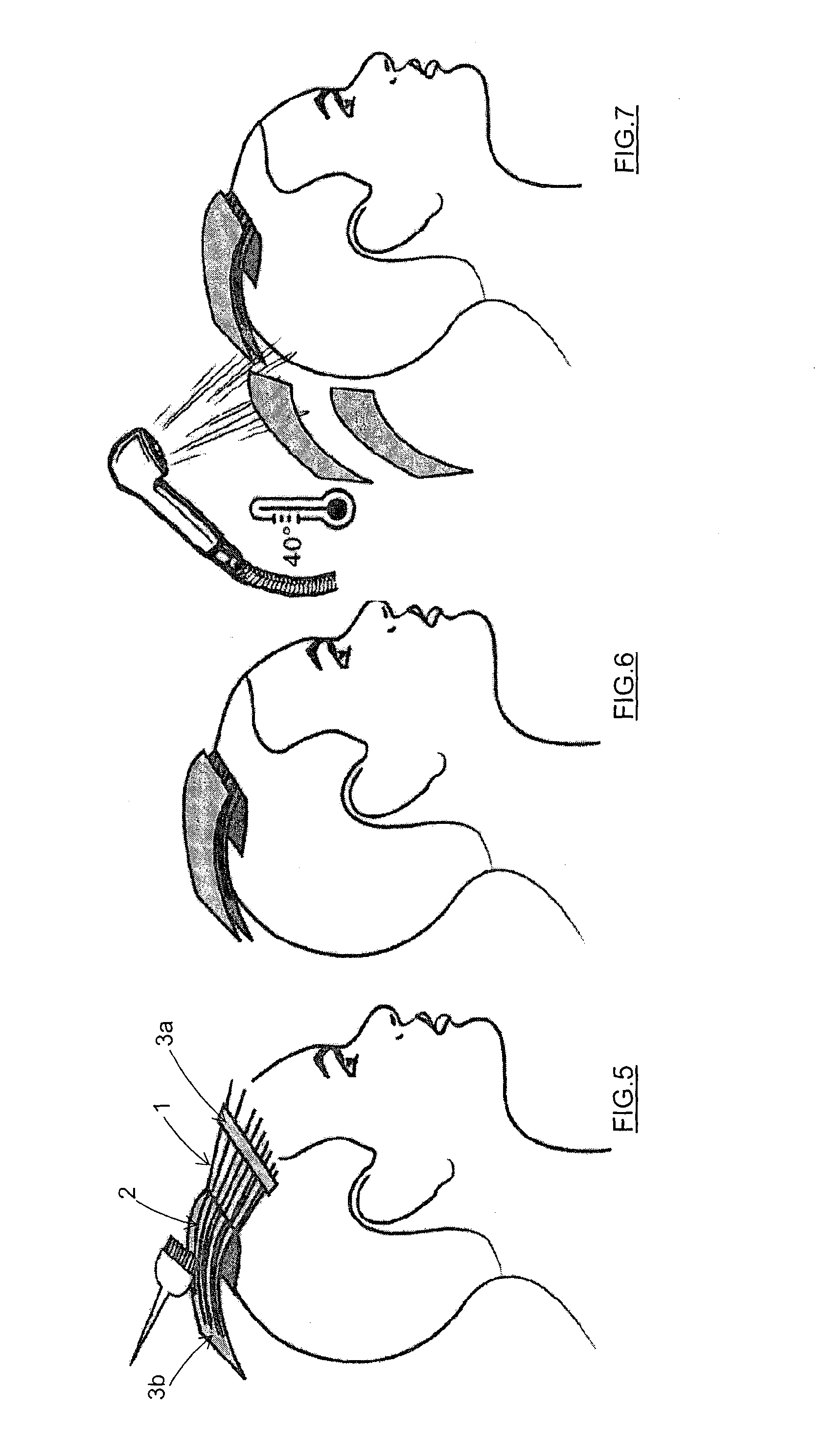 Method for dyeing/bleaching hair and relative applicator tool