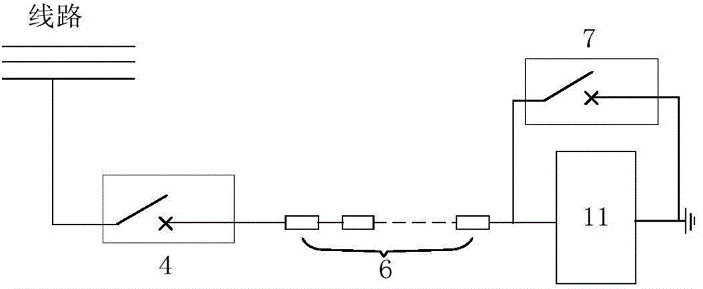 Distribution network single-phase grounding fault simulation and positioning performance test platform and method