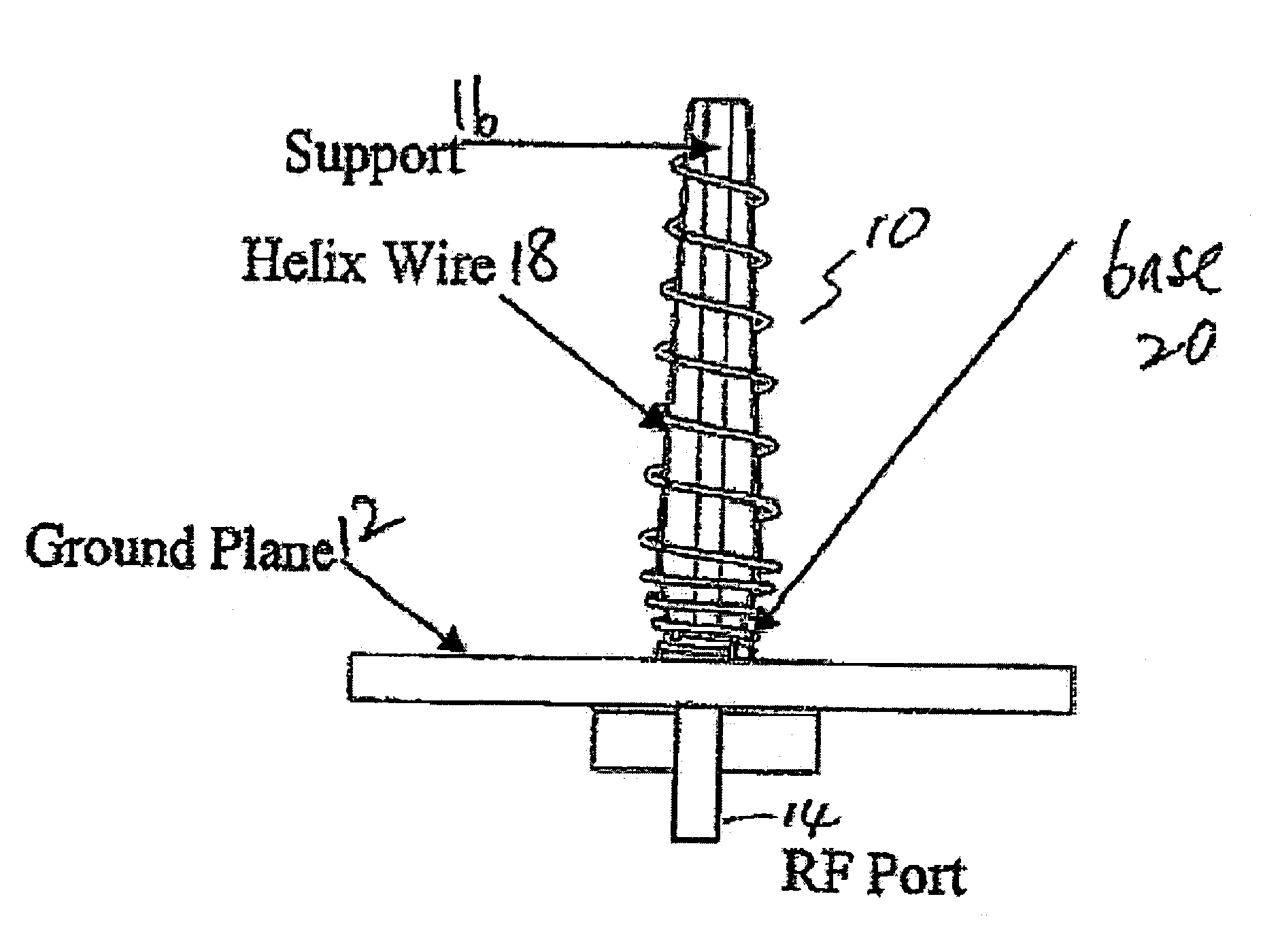 Helix radiating elements for high power applications