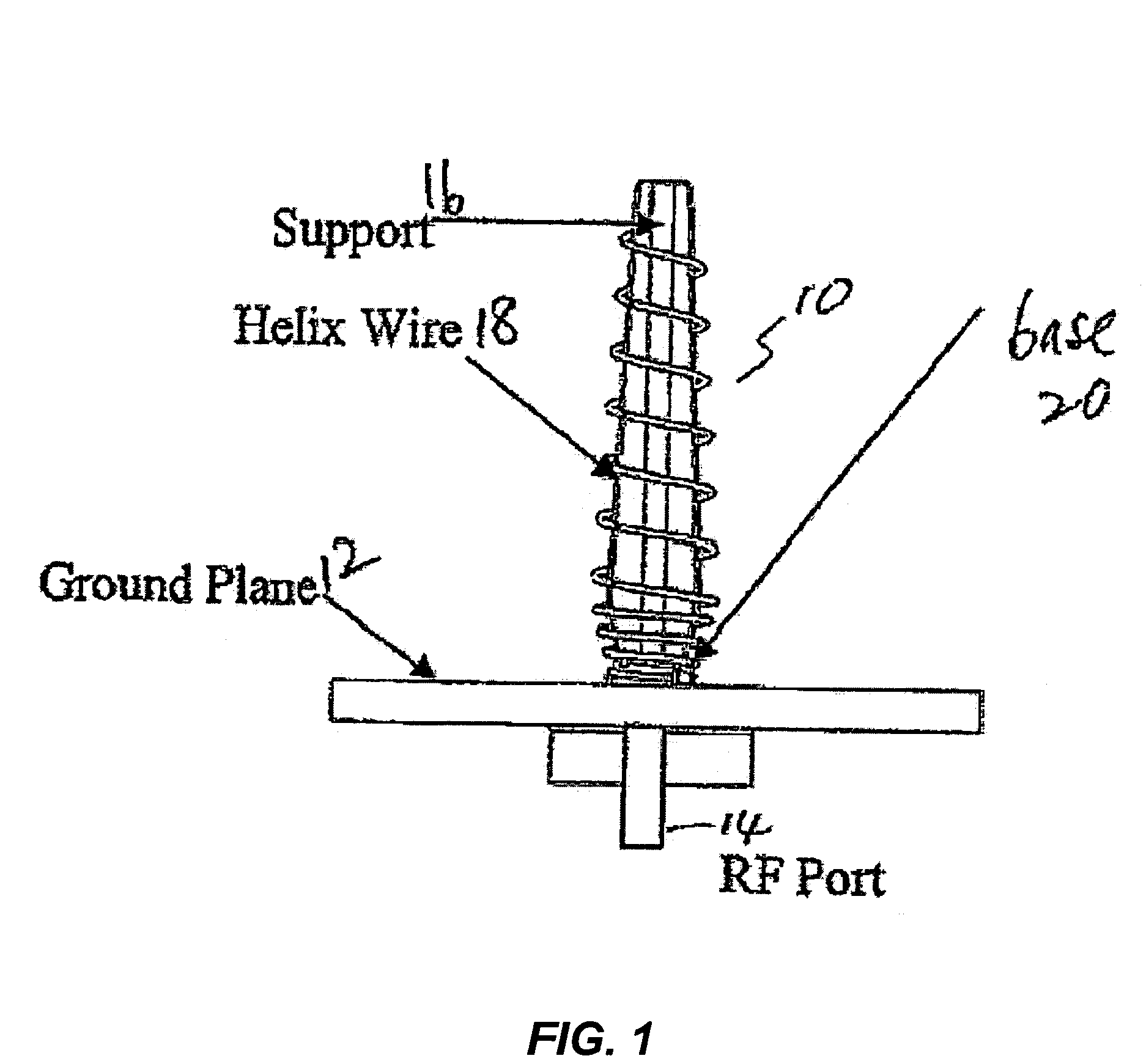 Helix radiating elements for high power applications