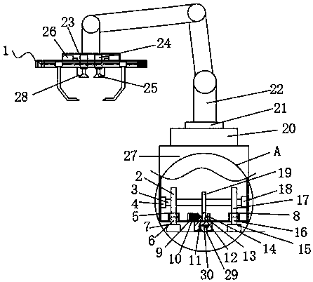 Transfer manipulator for panel furniture