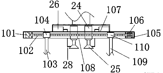 Transfer manipulator for panel furniture