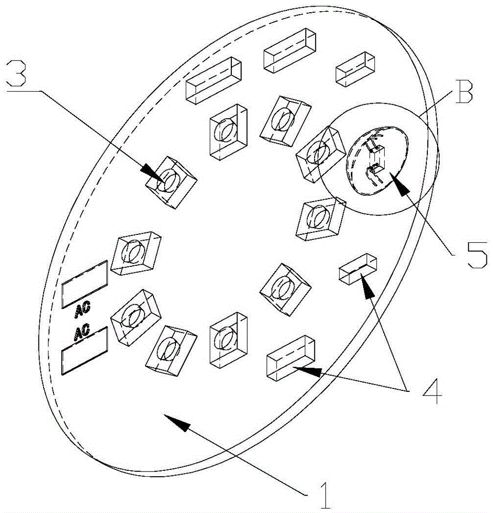 LED optical engine encapsulation structure