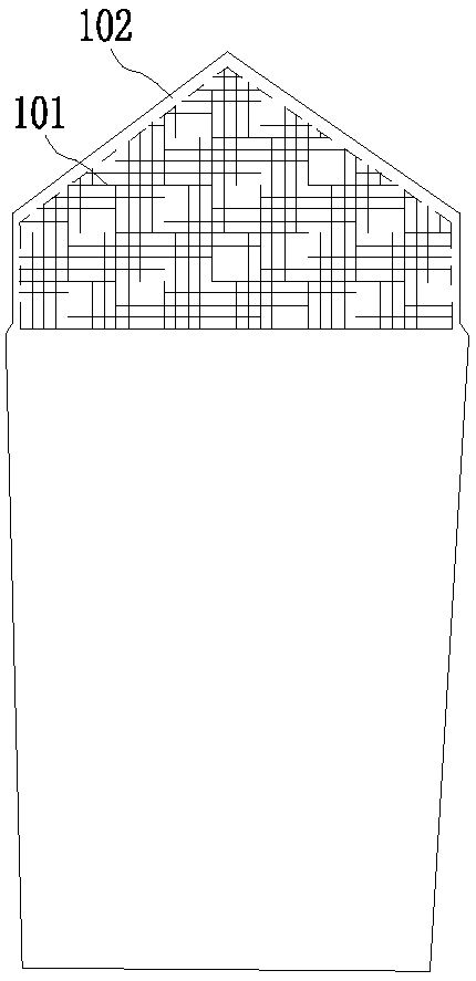 A cloth clamping and aligning device