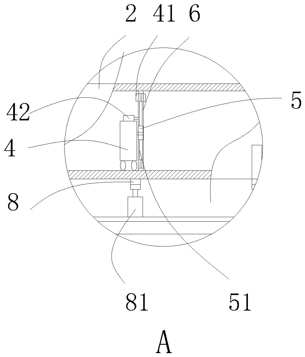 A gas pipeline pipe wall defect detection device