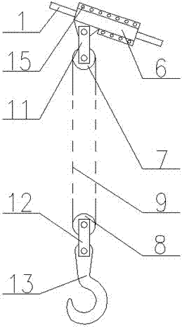 Device dedicated for lifting steel box beam of small and medium-sized long-span suspension bridge and lifting method