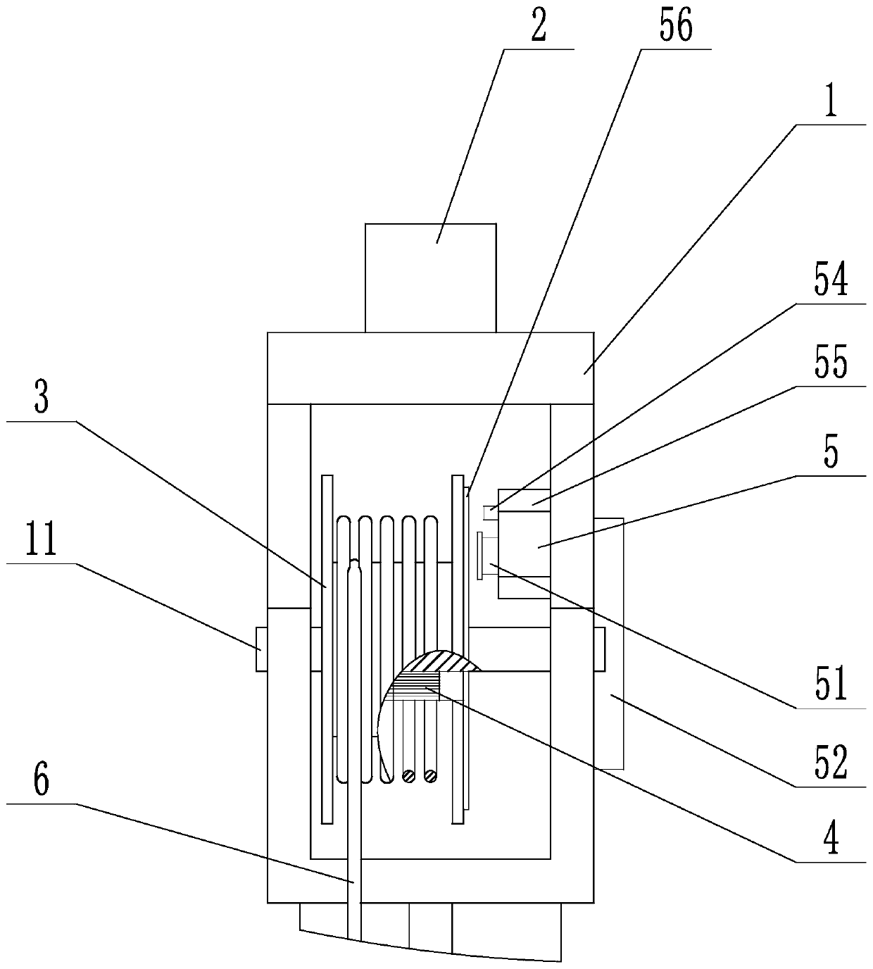 Reinforcing steel bar hoisting and clamping device for constructional engineering