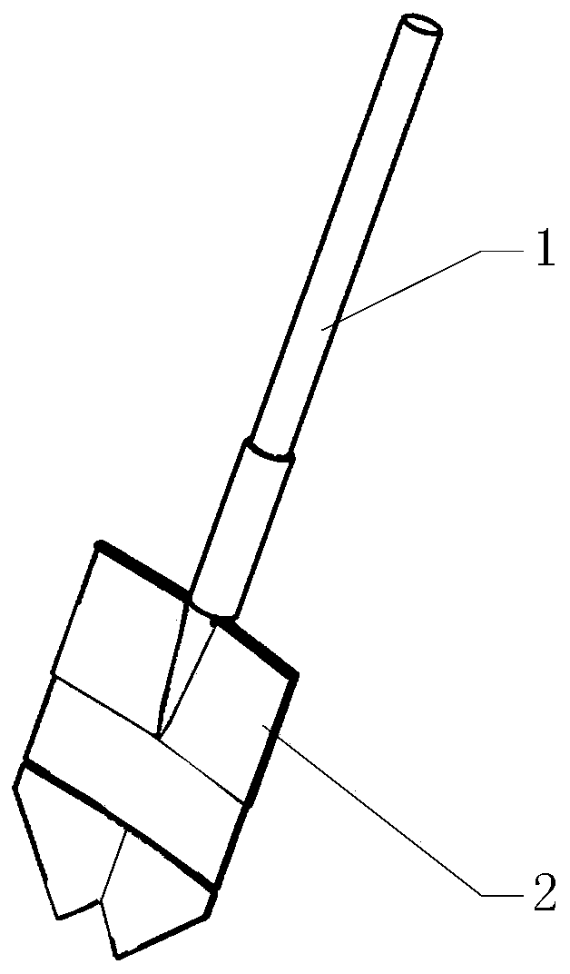 Seedling lifting spade for gardens and parks