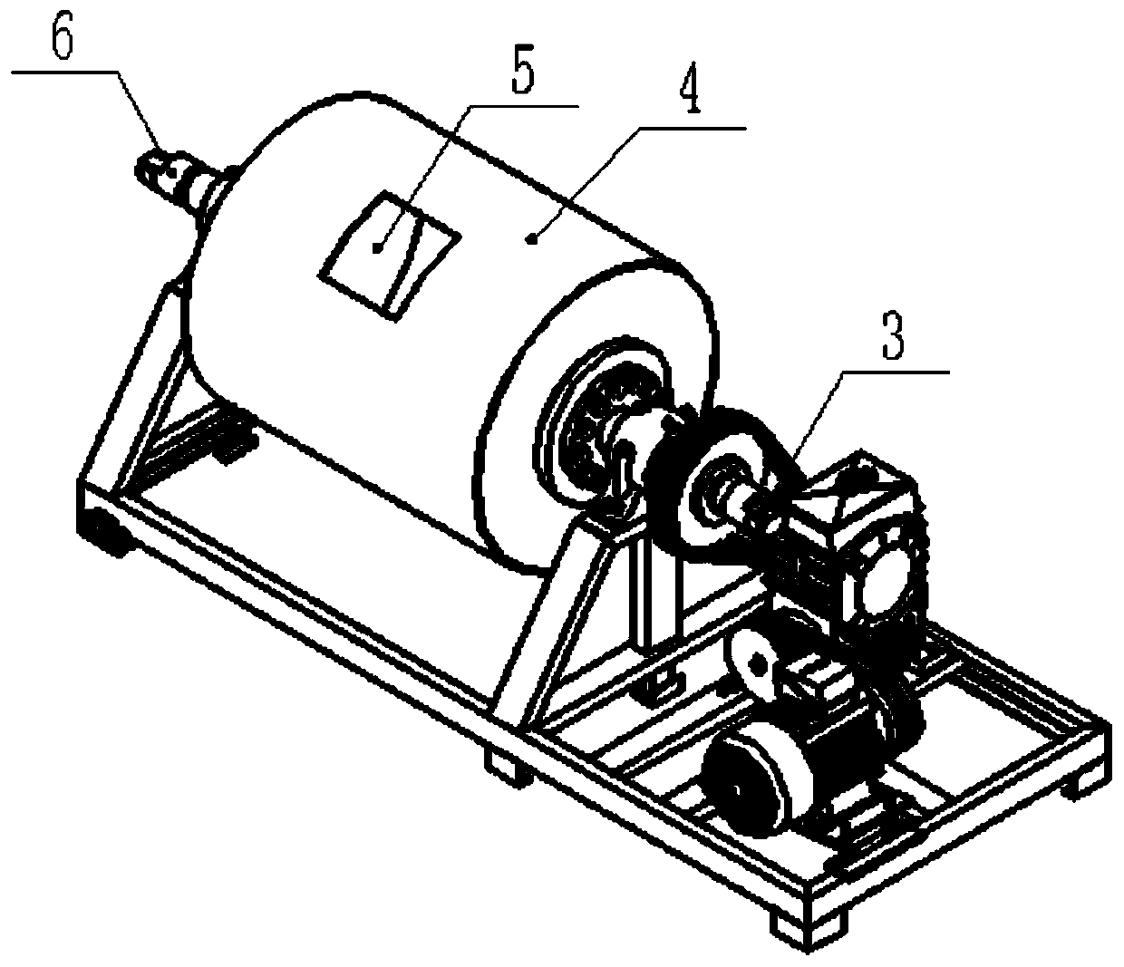 A dry powder processing technology using a fire extinguisher dry powder recycling processing system