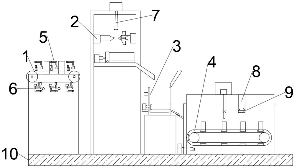 Fruit raw material cleaning equipment for a fruit canned production line