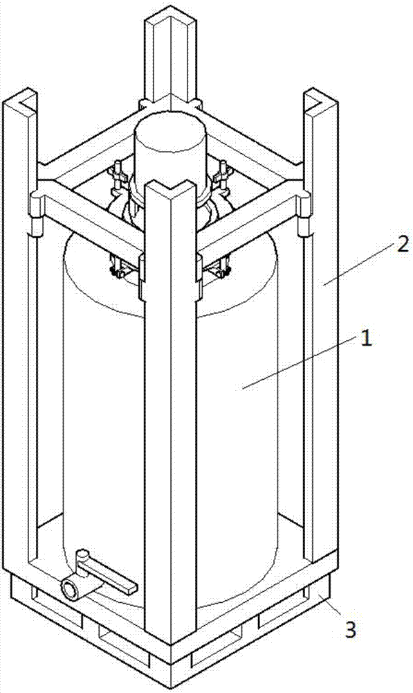 Filling paint transportation device