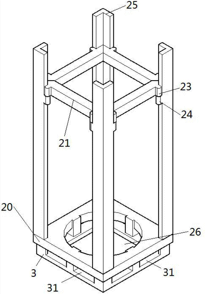 Filling paint transportation device