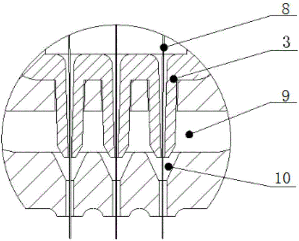 Flexible bunching cluster electrode jet flow electrolytic machining method and device