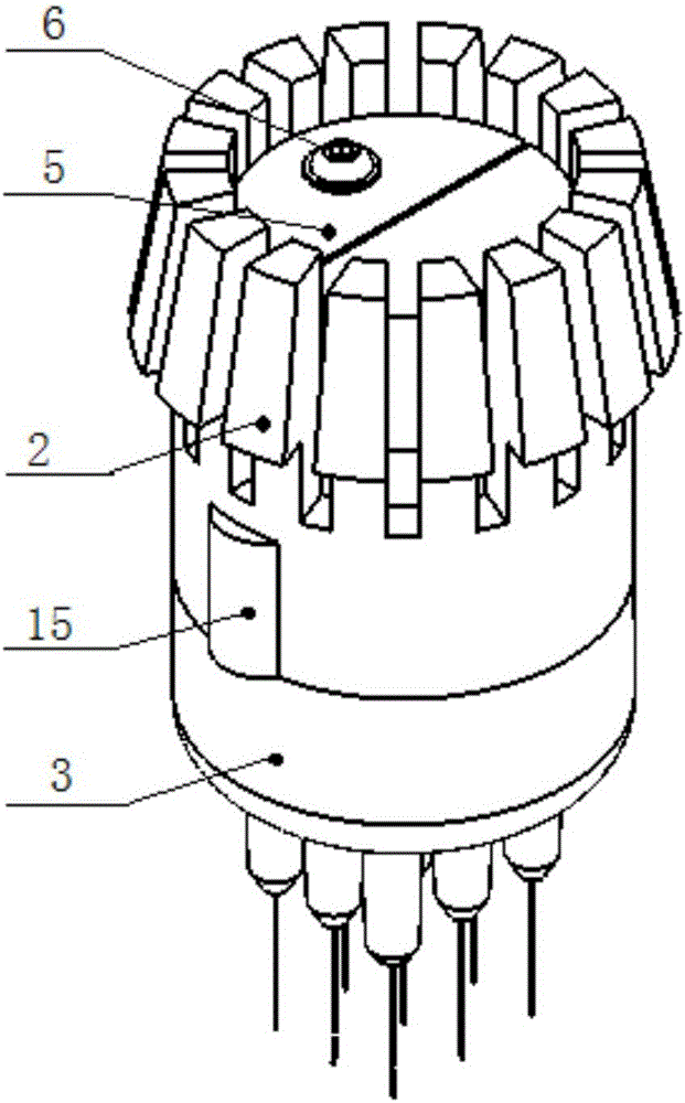 Flexible bunching cluster electrode jet flow electrolytic machining method and device