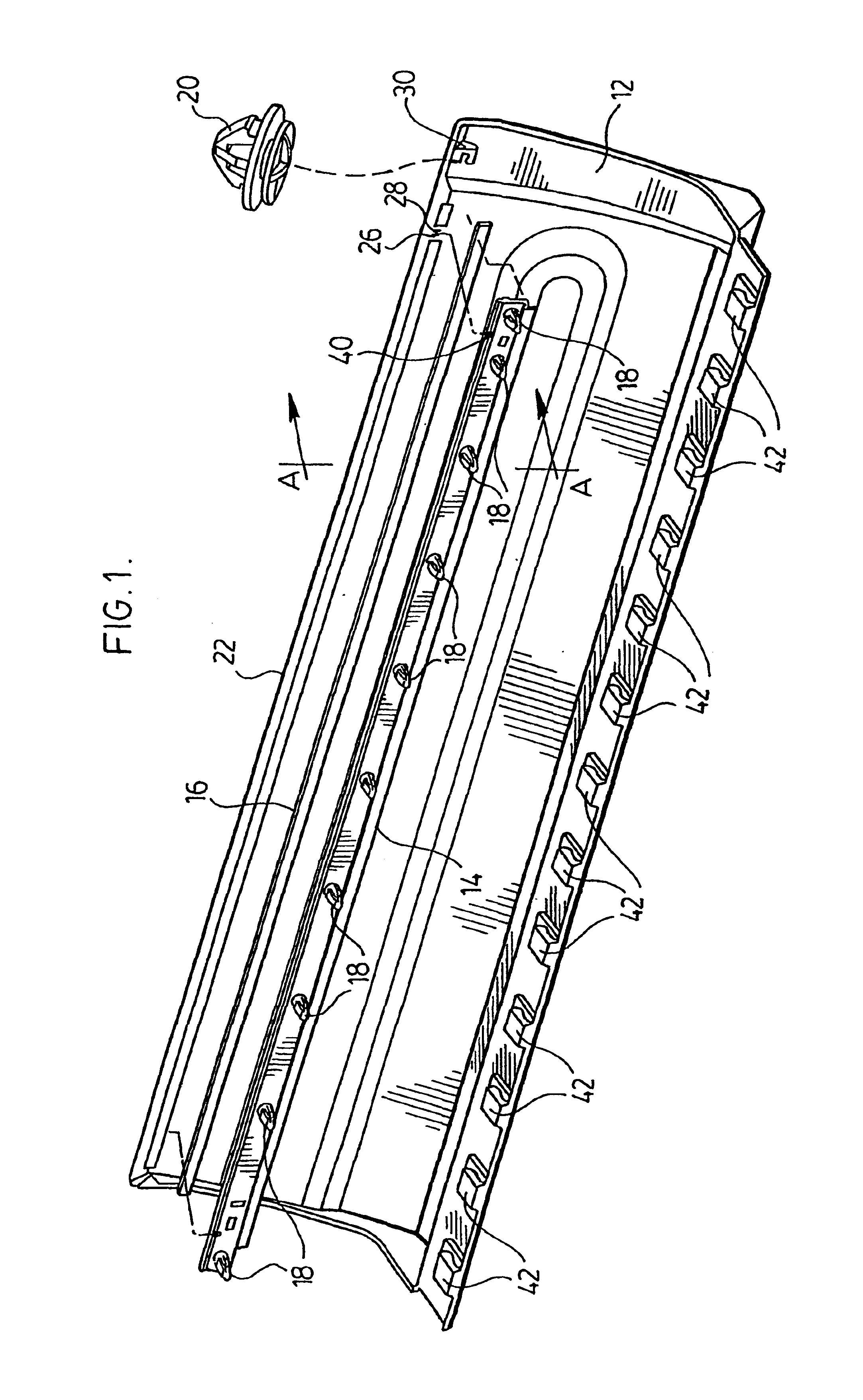 Method of attaching a cladding to a vehicle
