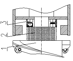 Three-degree-of-freedom self-walking minitype shield machine