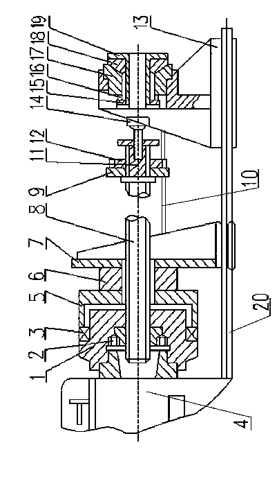 Broaching device for lathe