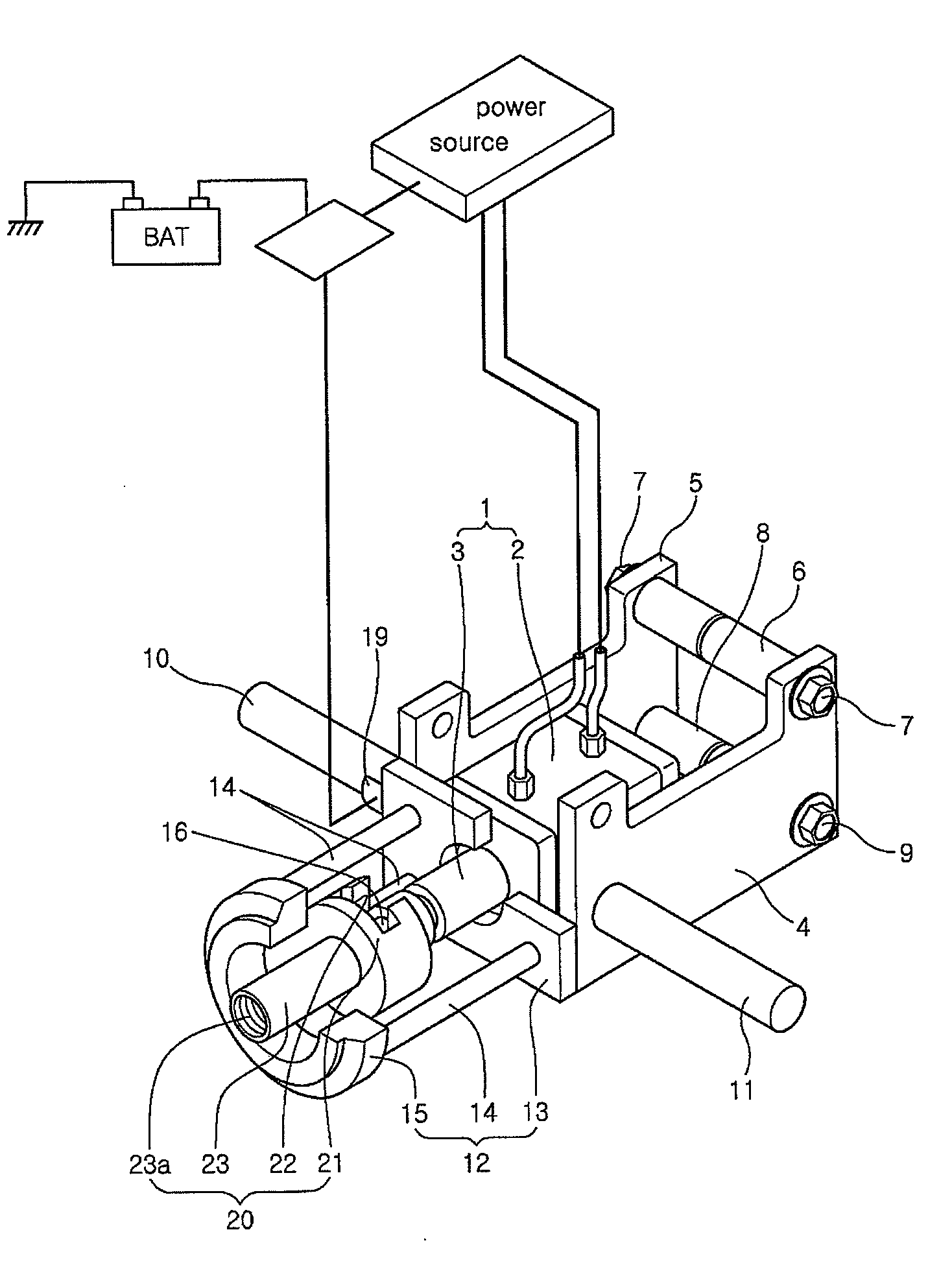 Pulling type drive shaft-fitting jig assembly