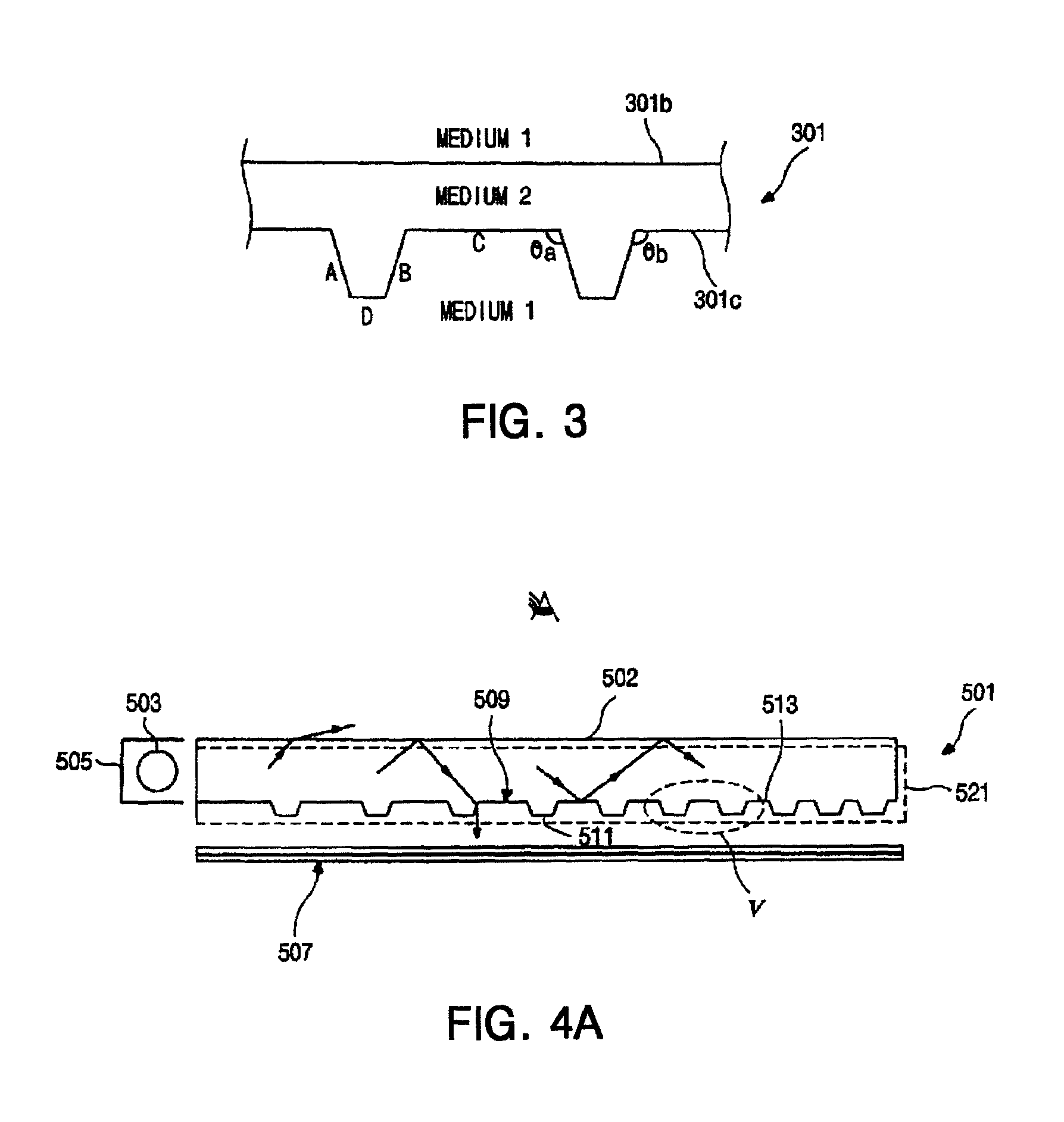 Reflective liquid crystal display device having an auxiliary light source device with a uniform light distribution