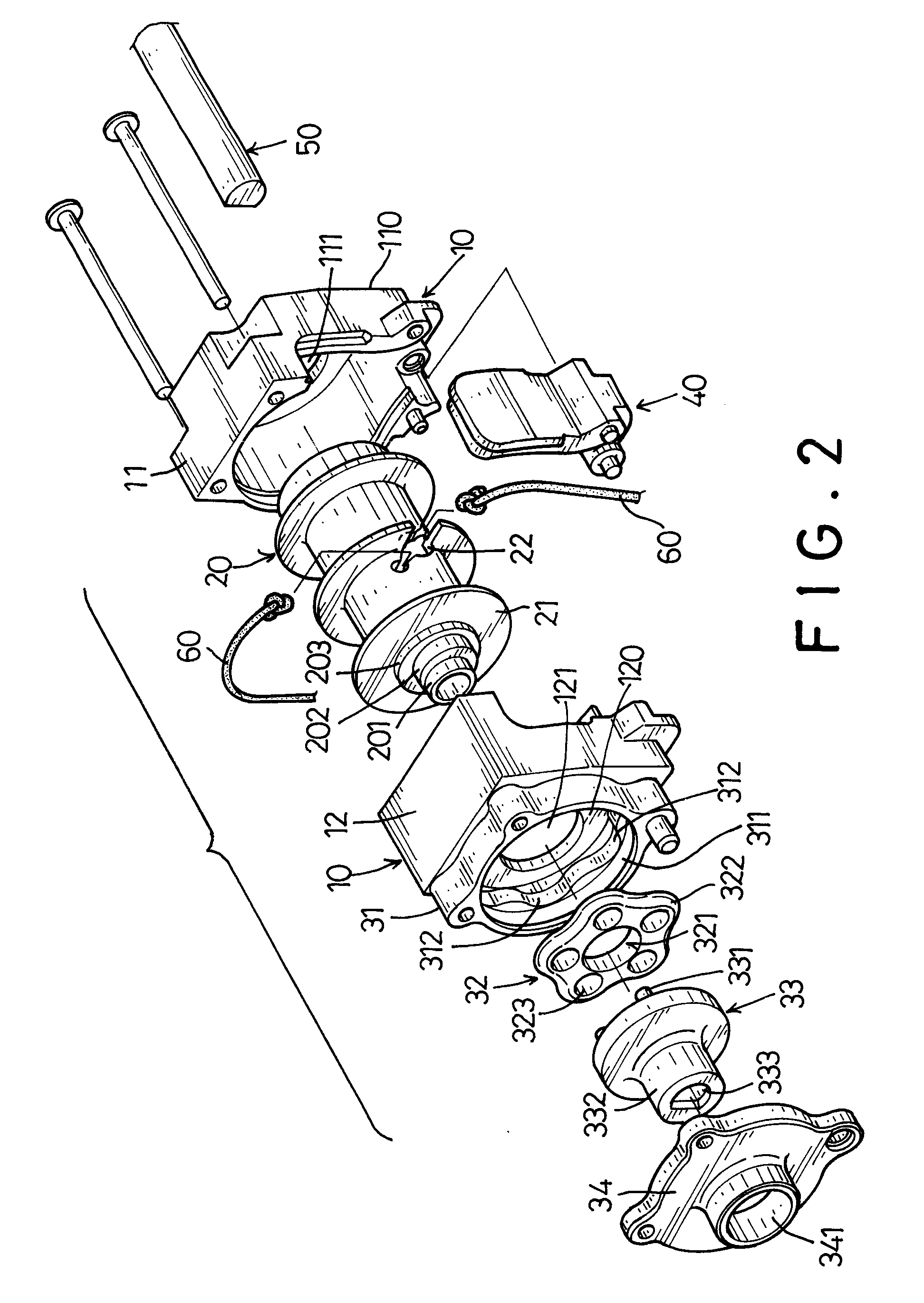 Hypocycloid drive device for adjusting slat angles for a venetian blind