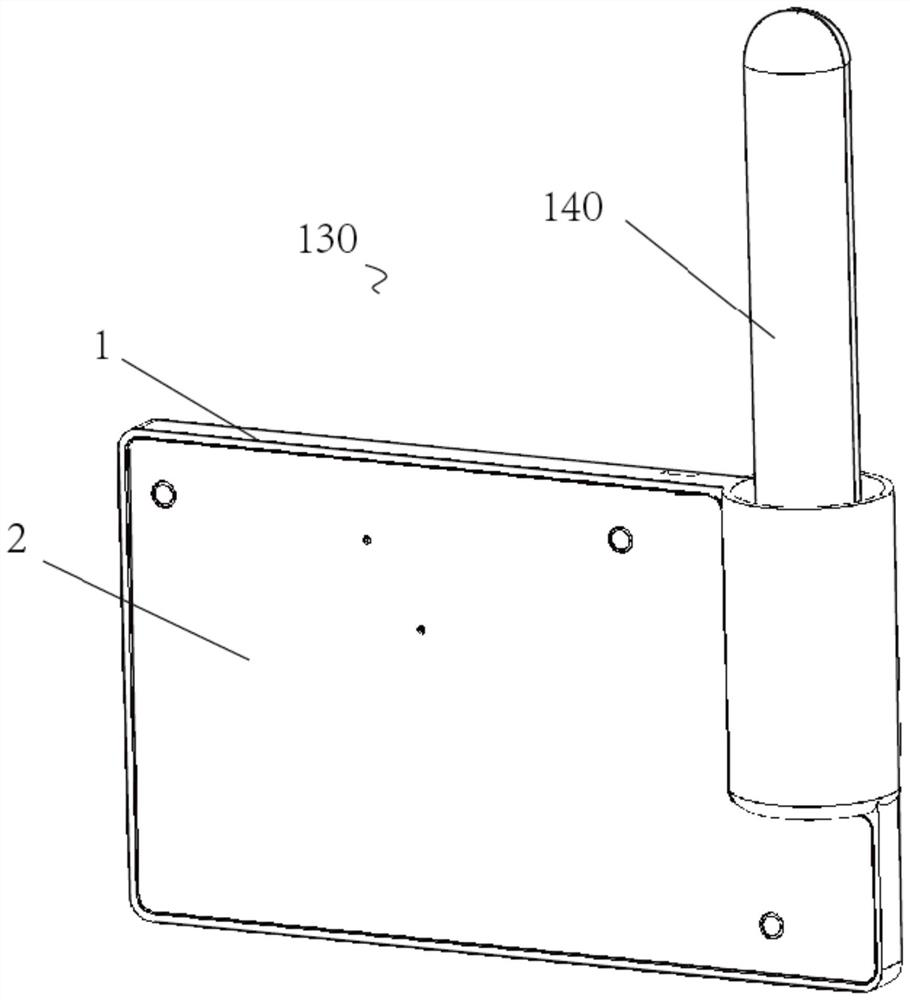 Reagent card and liquid detection device with same