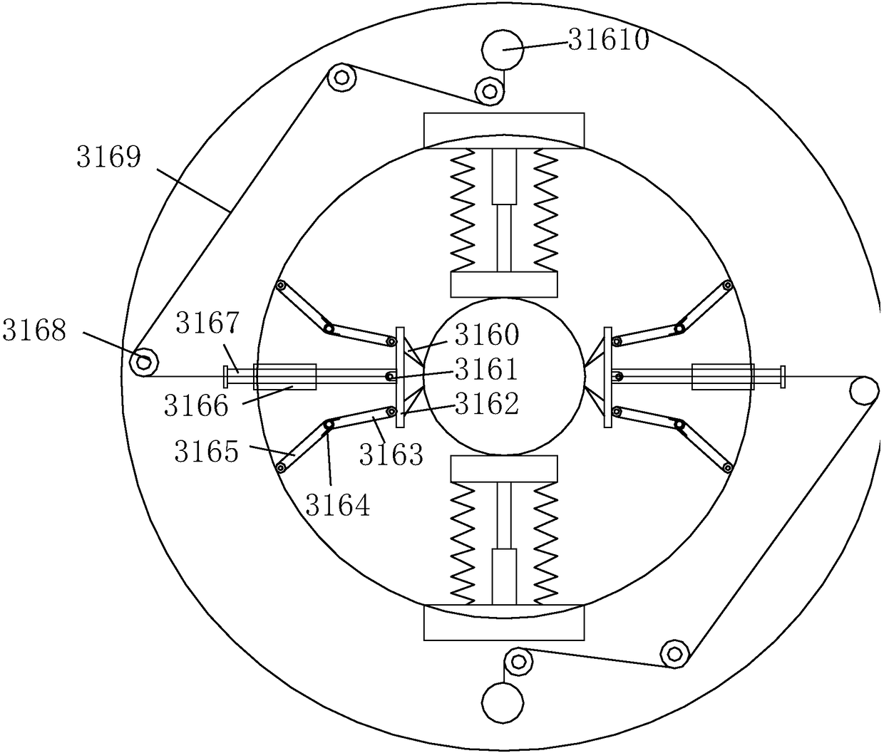 Novel high-voltage line deicing device