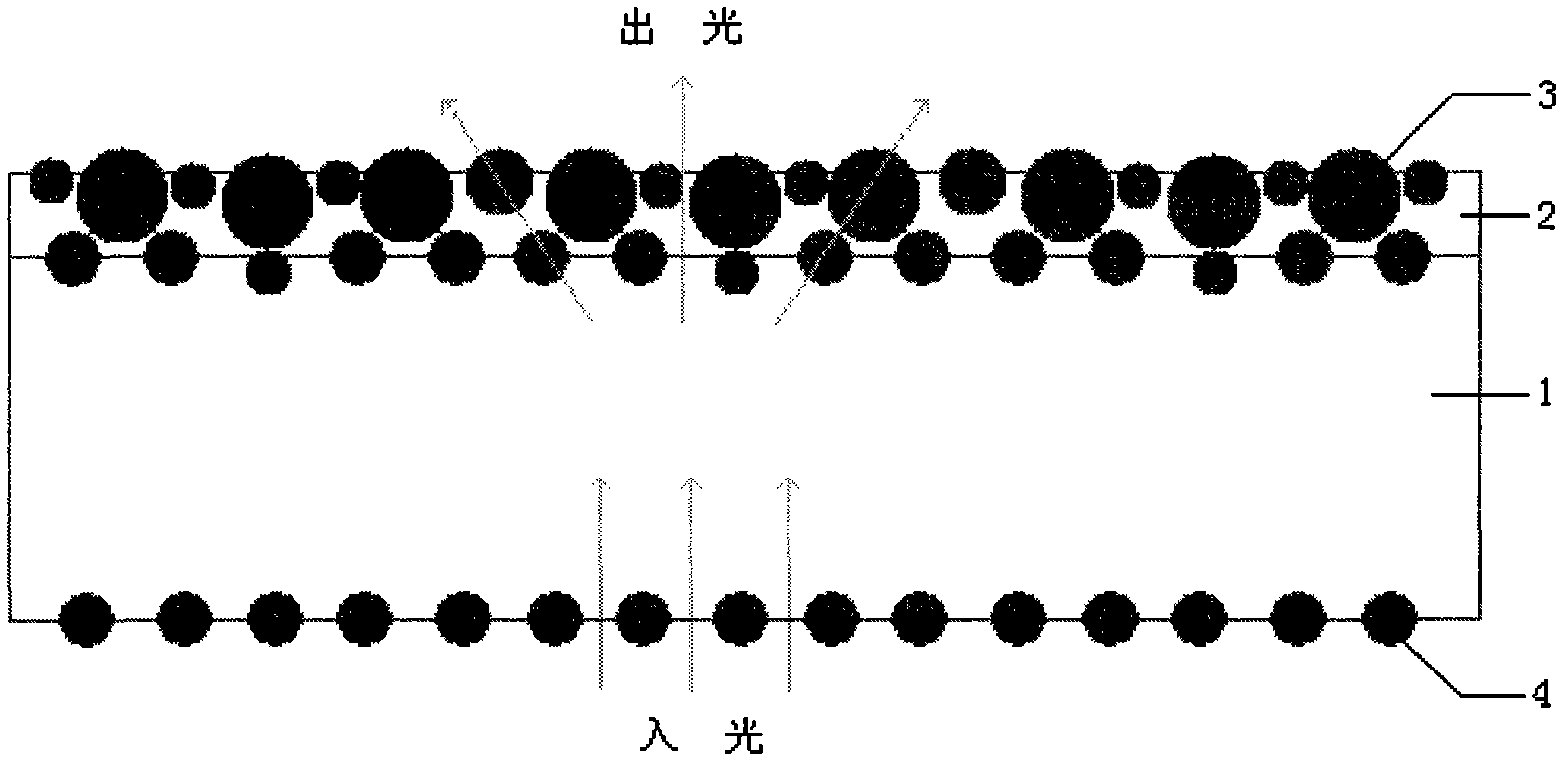 Optical diffusion film and preparation method thereof