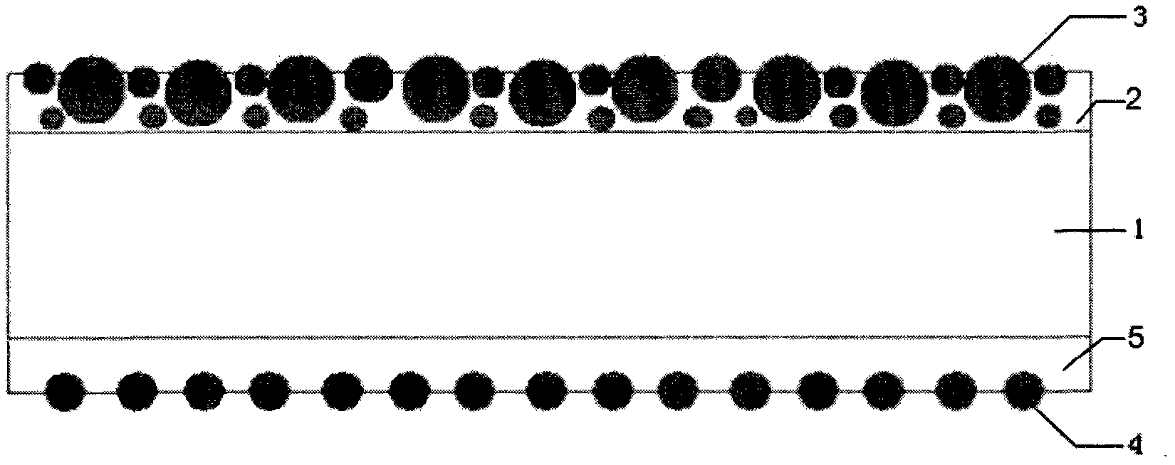 Optical diffusion film and preparation method thereof