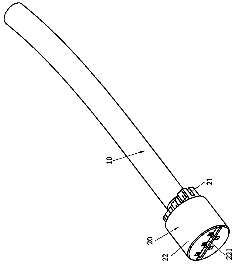 Wire structure with removable plug