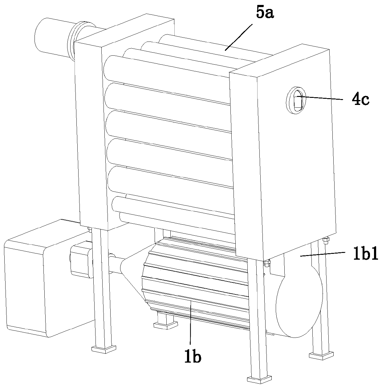 A dry hot blast stove