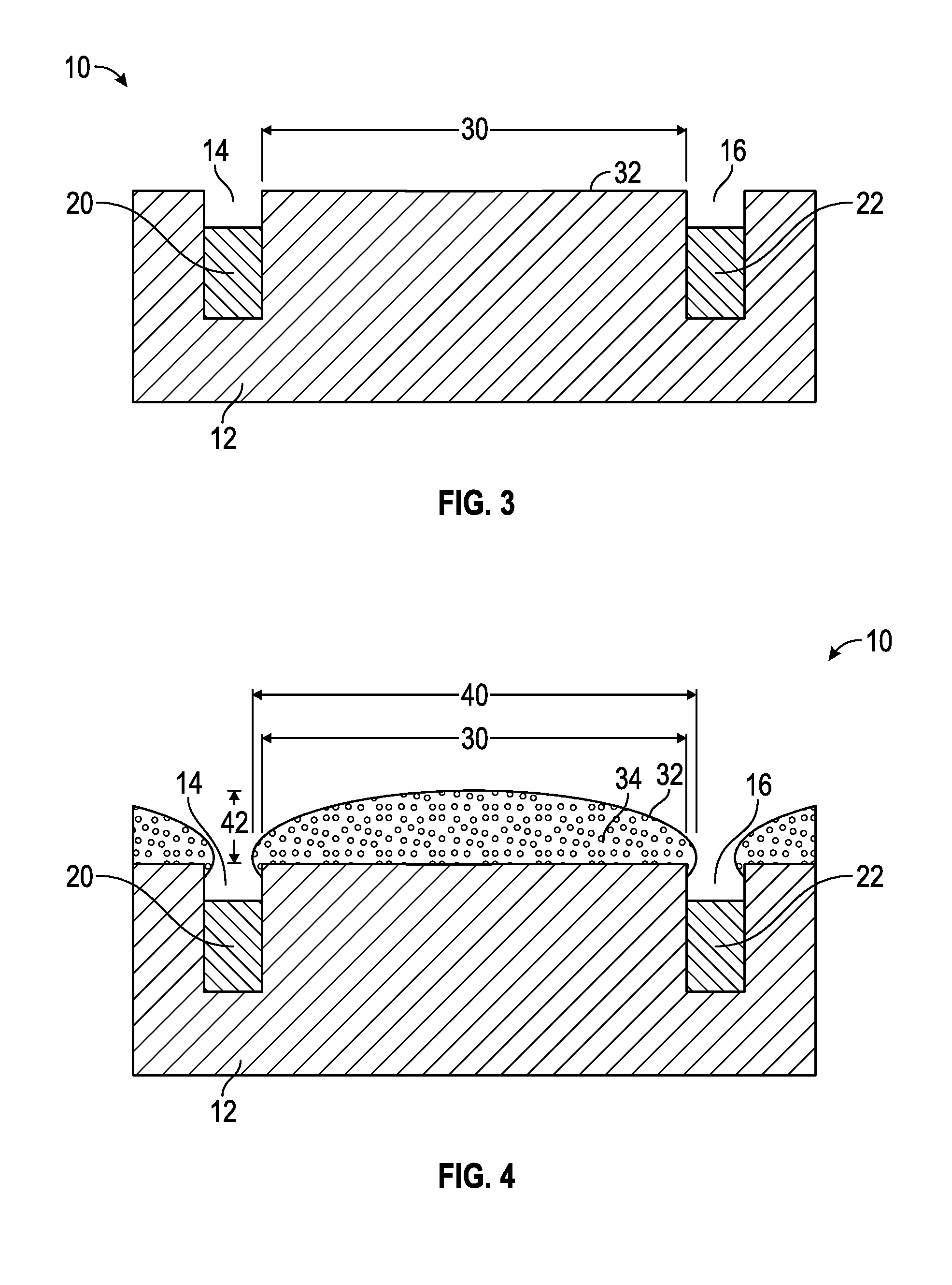 Integrated circuits with a bowed substrate, and methods for producing the same