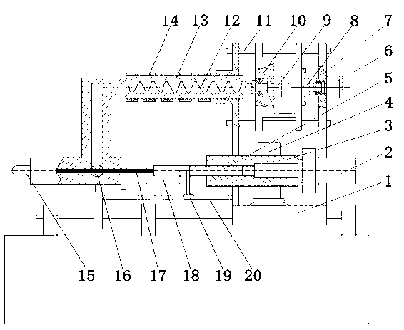 Injection device and method of miniature injection molding machine of differential transmission