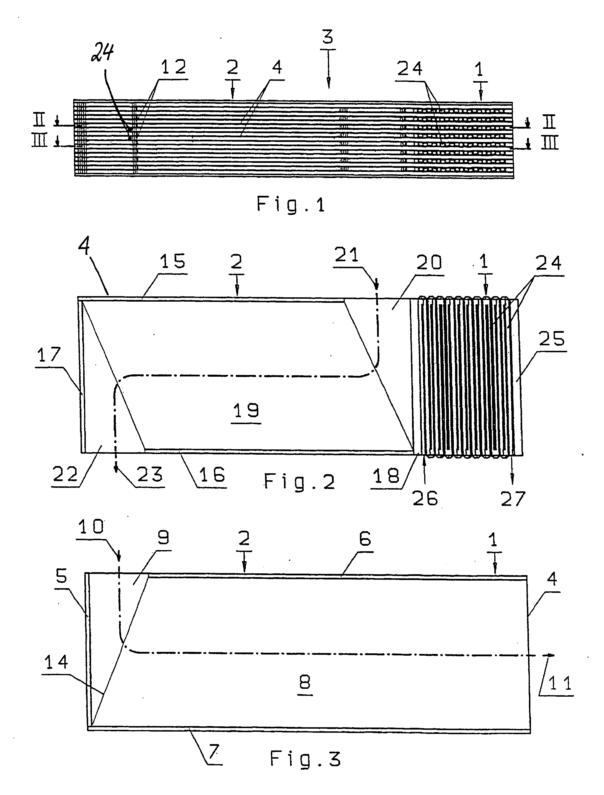 Heat exchanger core and heat exchanger equipped therewith