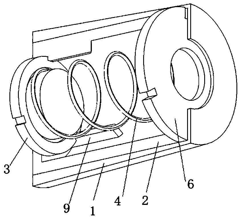 Closing device for grout inlet of steel bar connecting sleeve for fabricated structure