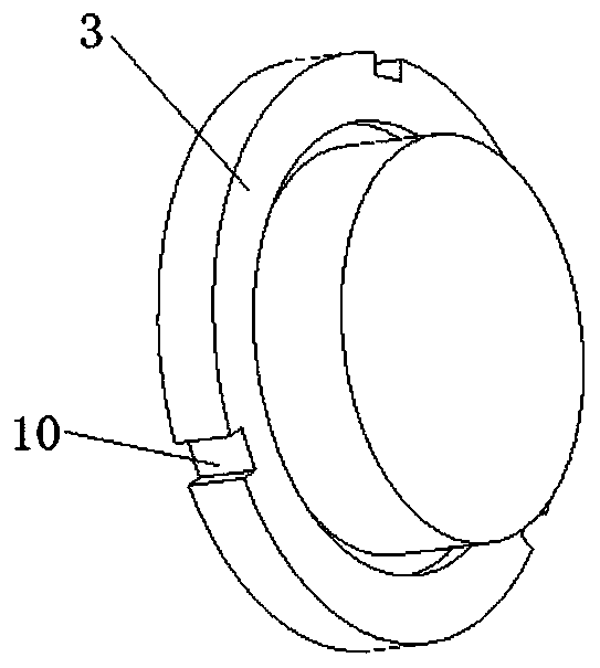 Closing device for grout inlet of steel bar connecting sleeve for fabricated structure