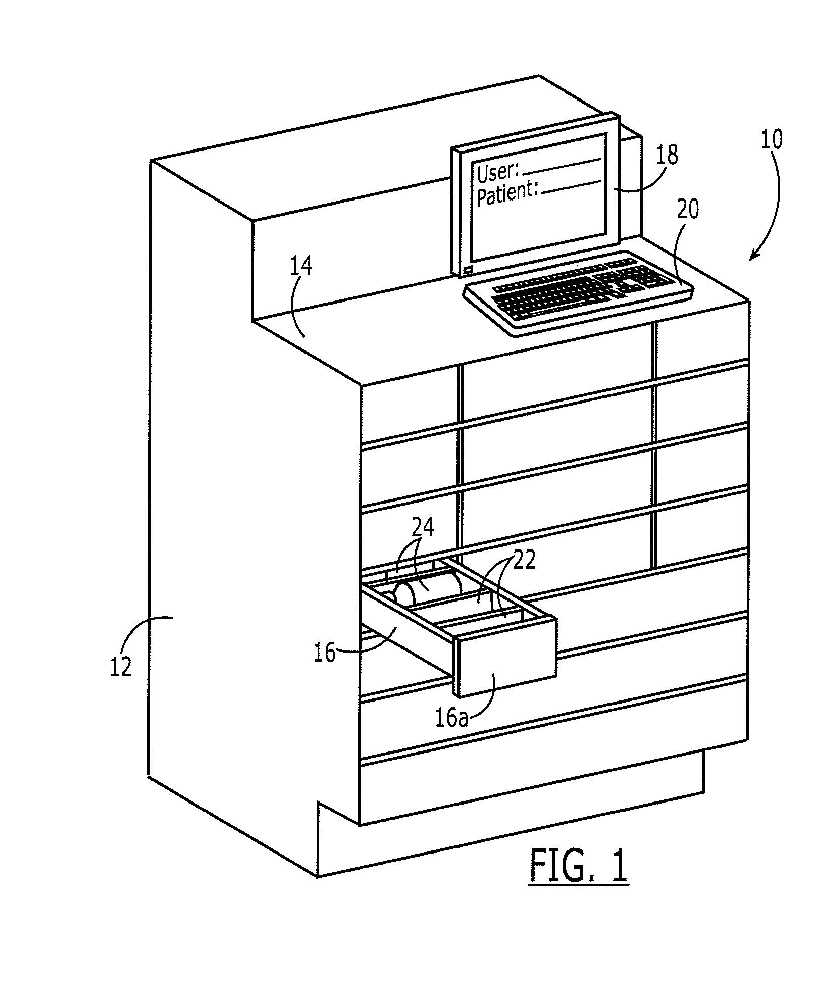 Drawer assembly and associated method for controllably limiting the slideable extension of a drawer