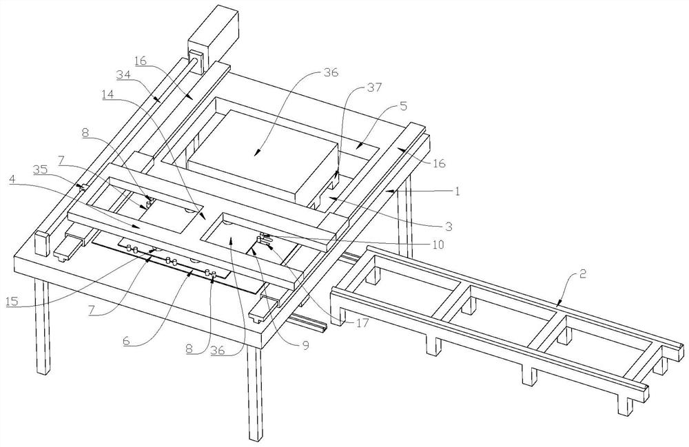 Automatic aluminum plate feeding machine and feeding method