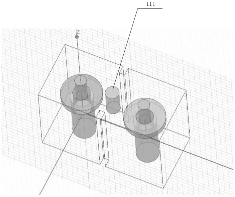 Adjustable strong inductive coupling structure of cavity filter