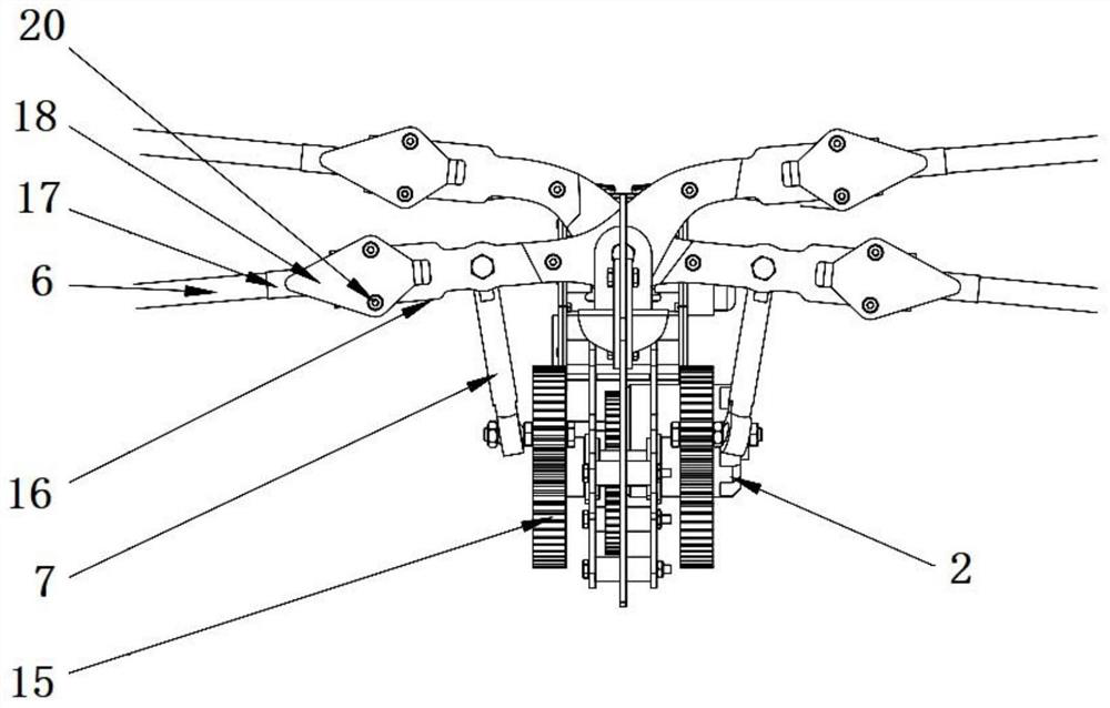 Large high-maneuverability flapping-wing aircraft capable of hovering based on clapping effect