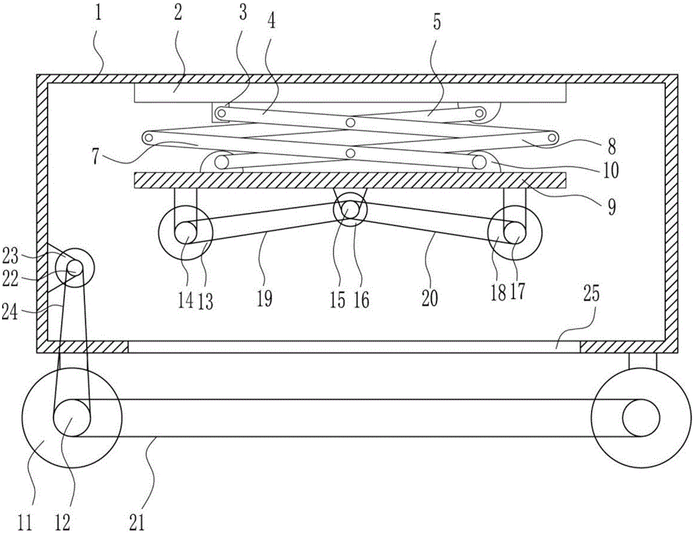 Driving mechanism of unmanned carrier