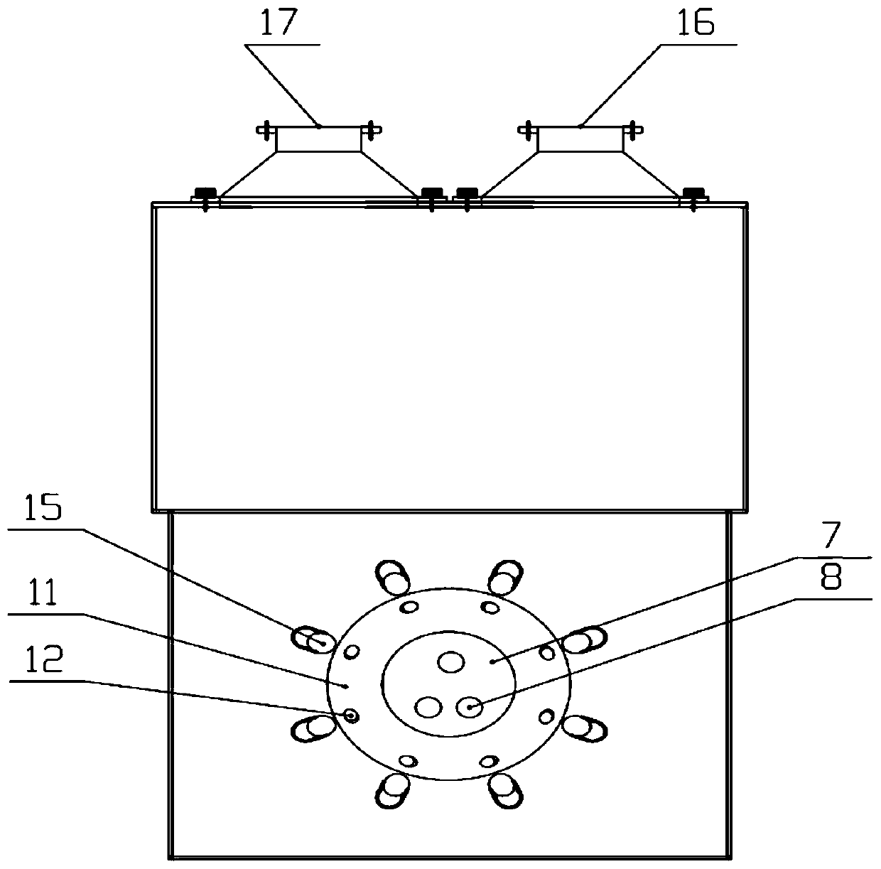 Heat accumulating type flue gas recirculation combustion nozzle and combustion system