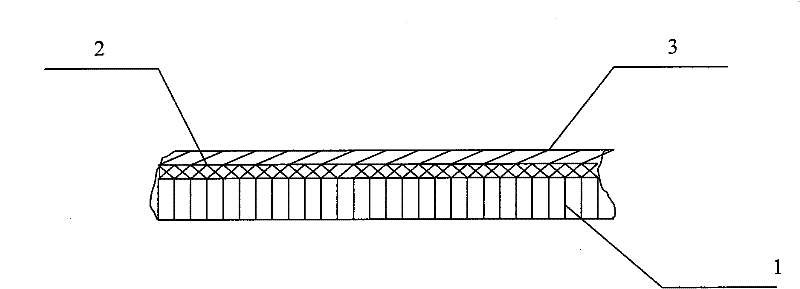 Paper-plastic composite antirust wrapping plate and manufacturing method thereof