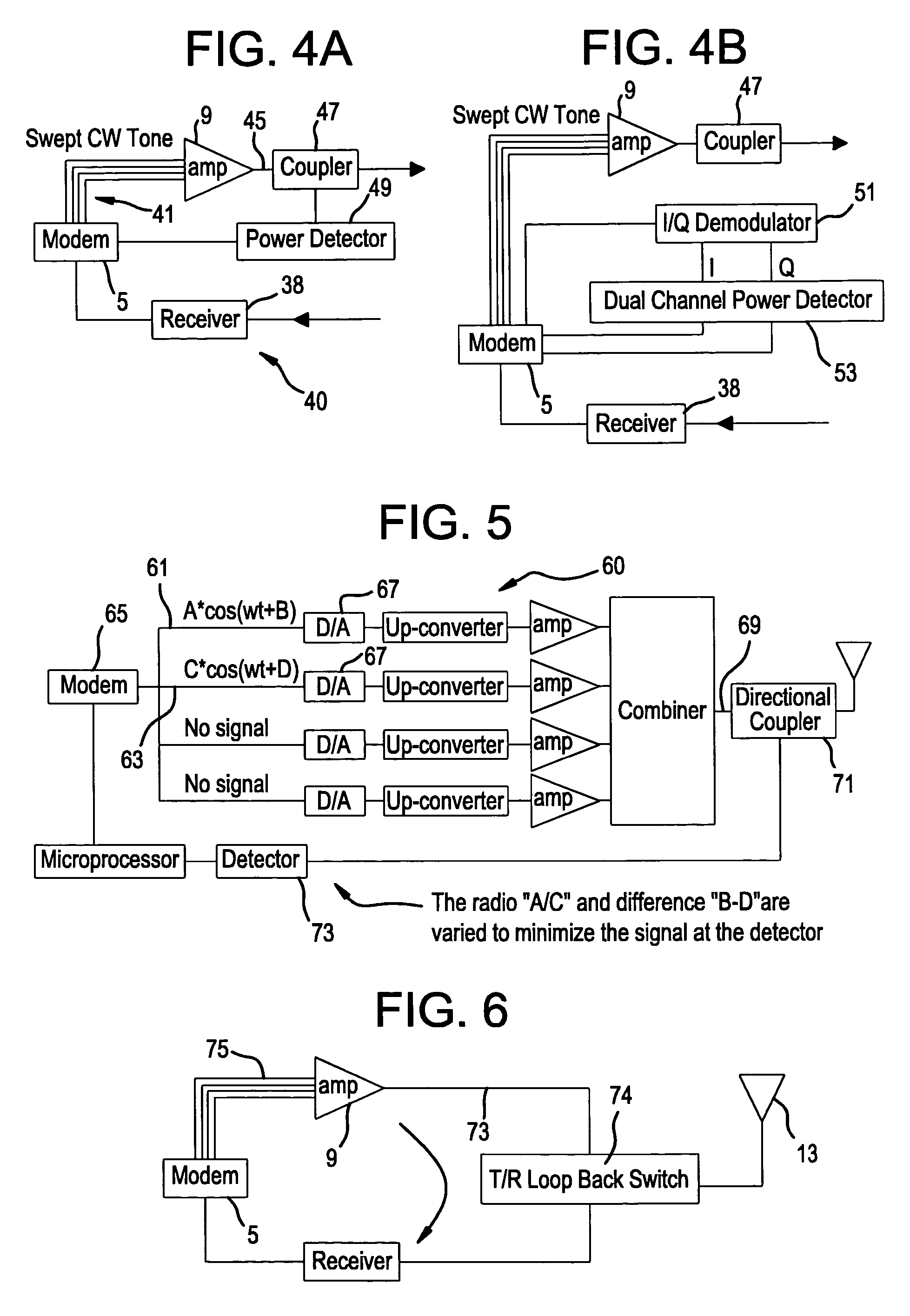 Method and system for transmitting signals with reduced spurious emissions