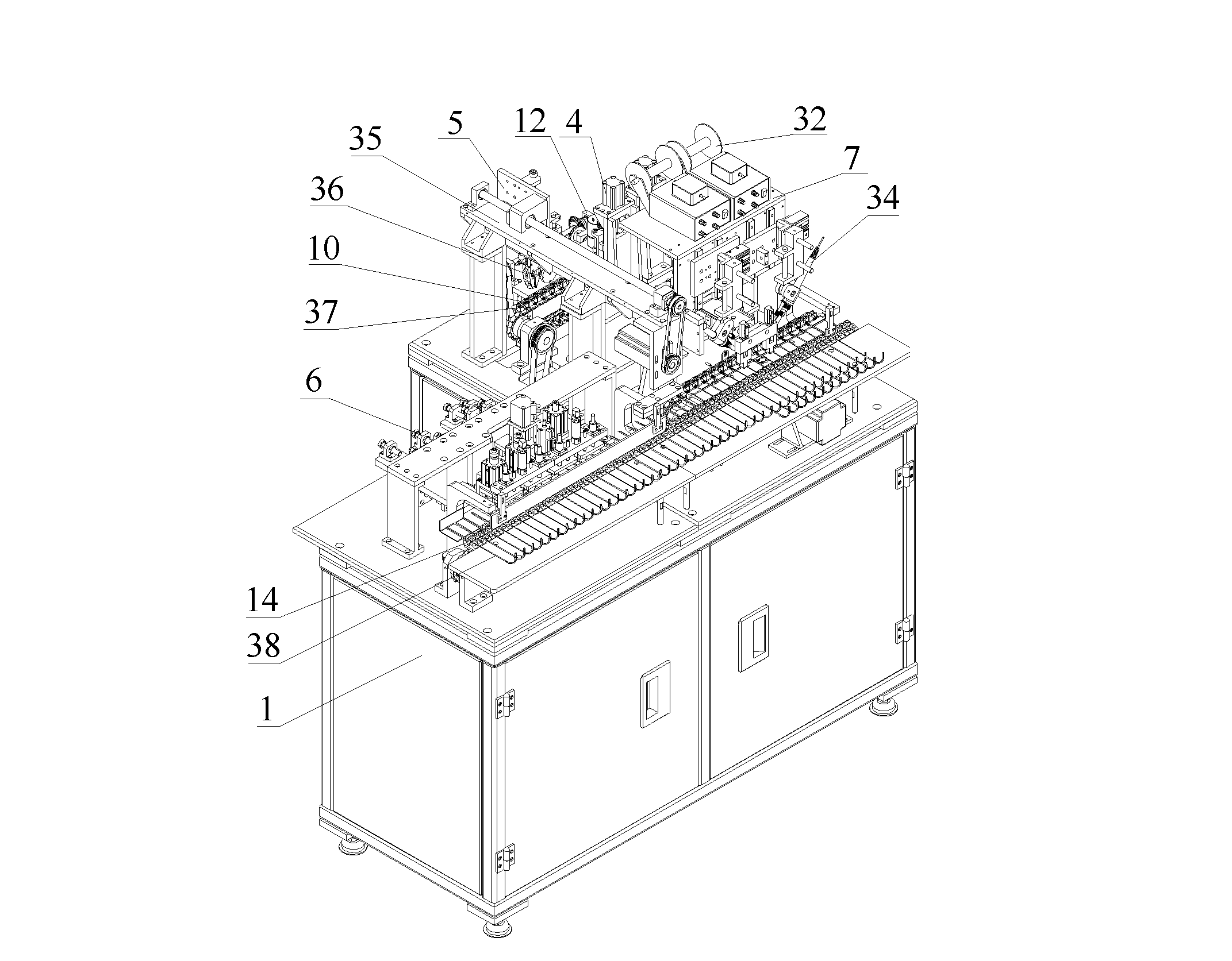 Automatic welding machine for DC (direct-current) power supply connector