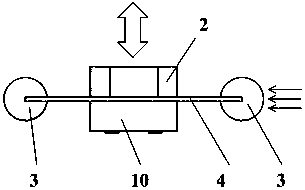 A wind-induced vibration piezoelectric energy harvesting device