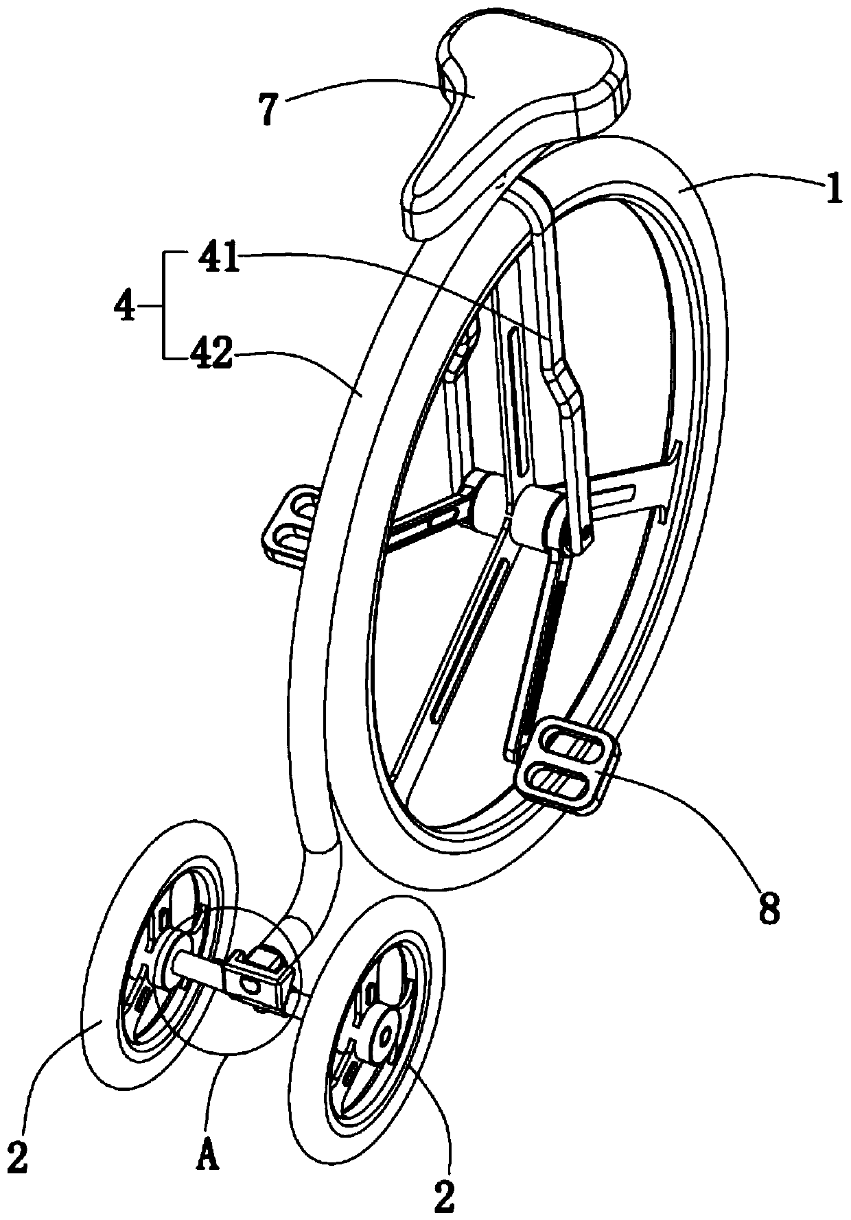 Automatic steering bicycle